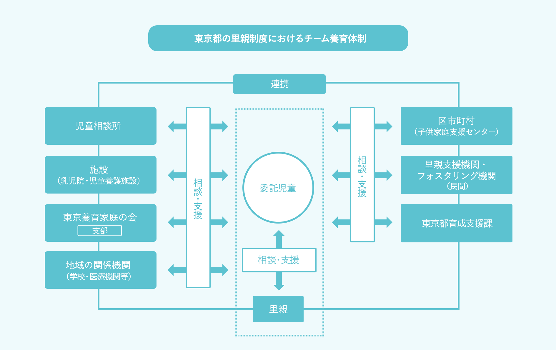 東京都の里親制度におけるチーム養育体制